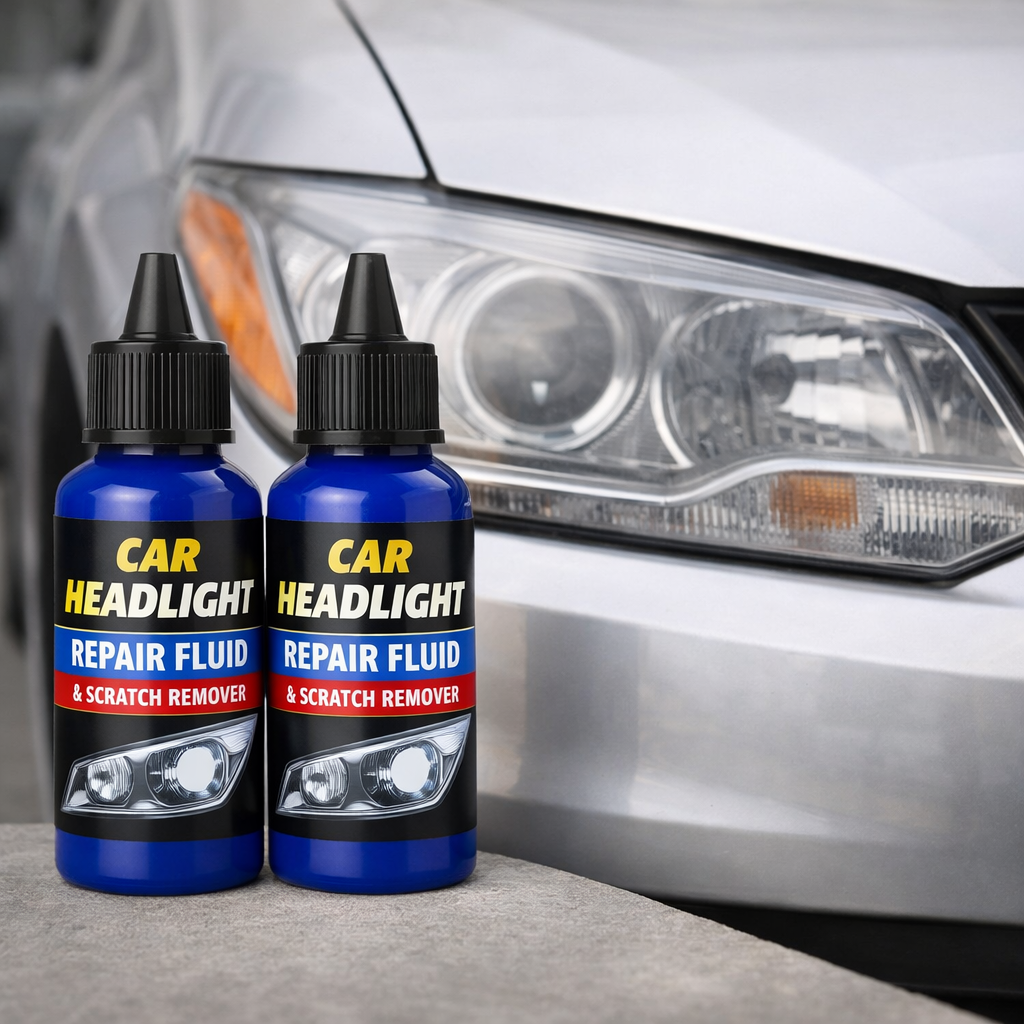 Car Headlight Restoration Fluid – Surface Care (Pack of 2)