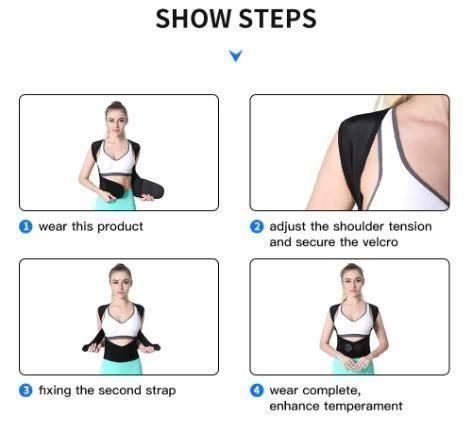 Adjustable Back Posture Corrector Slouching Relieve Pain Belt Women/Men