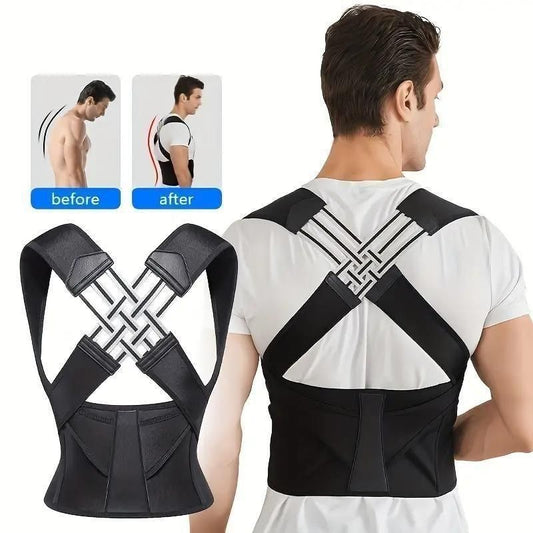 Adjustable Back Posture Corrector Slouching Relieve Pain Belt Women/Men