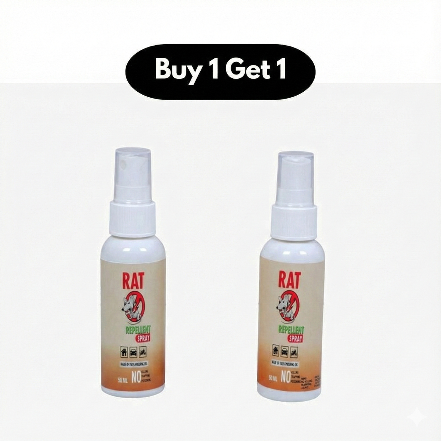 Rat Repellent Spray – Buy 1 Get 1 Free (50 ml each)