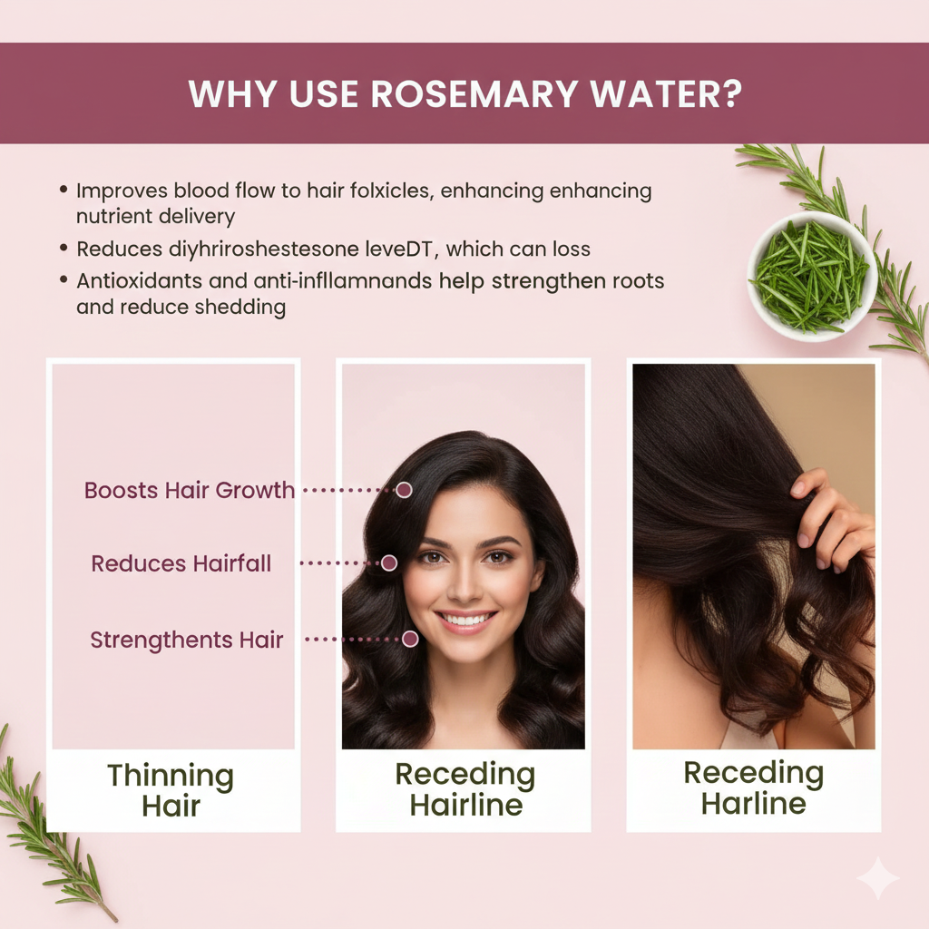 Rosemary Water, Hair Spray For Regrowth (Pack of 3)